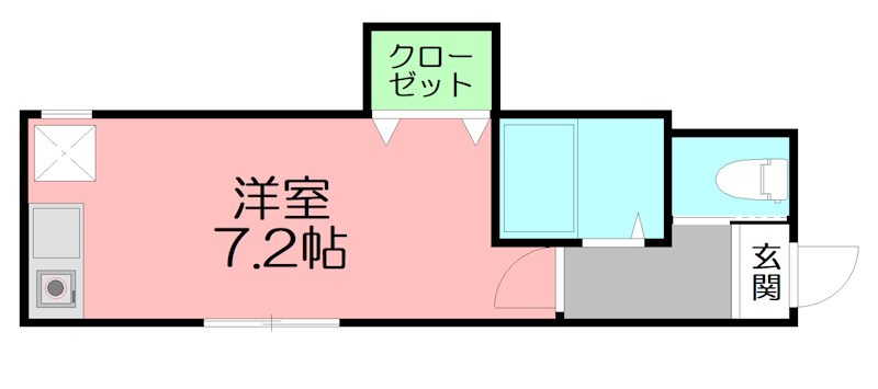 イーストヒルズ 105号室 間取り