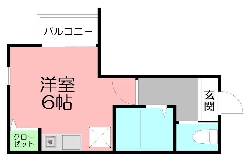 イーストヒルズ 202号室 間取り