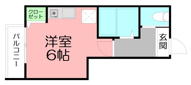 イーストヒルズ 203号室 間取り
