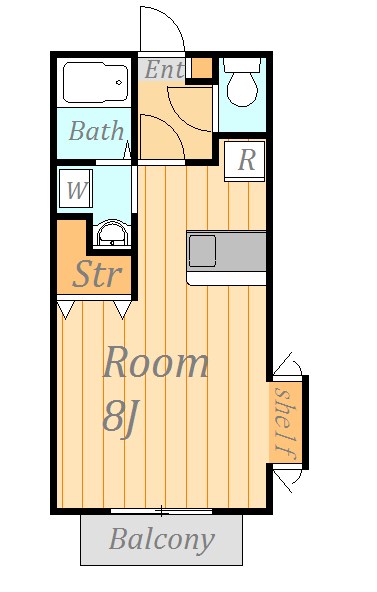 ドリームハイツ 103号室 間取り