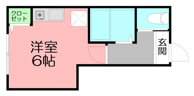 イーストヒルズ 103号室 間取り