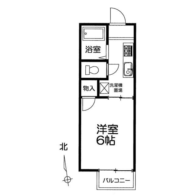 グリーングロウハイツ 2-A号室 間取り