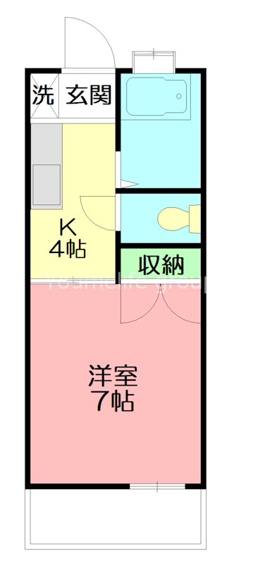 シャルマンＫ 203号室 間取り