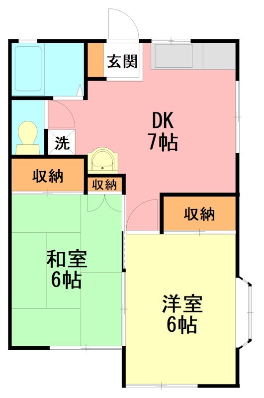 メゾンエマーレ 105号室 間取り