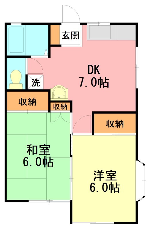 メゾンエマーレ 105号室 間取り