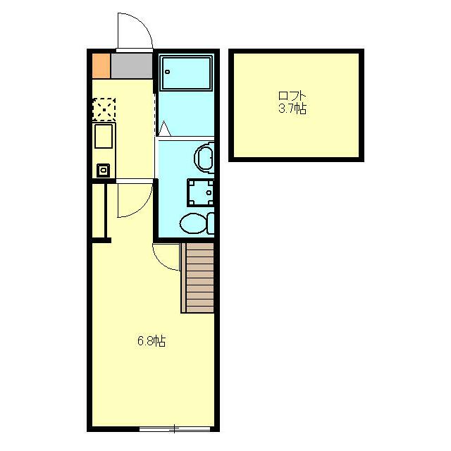 アルティスコート汲沢 202号室 間取り