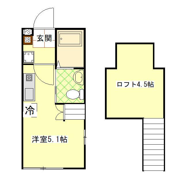 アルトゥーラ戸塚 102号室 間取り