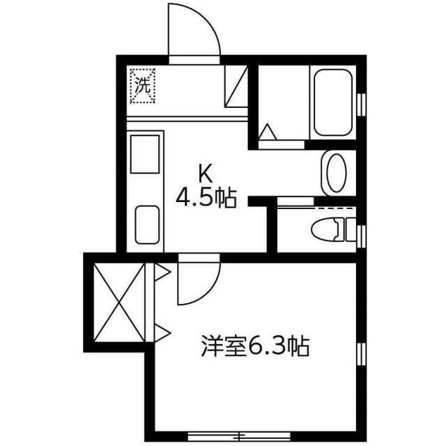 ヴィヴィエンダ藤沢本町 201号室 間取り