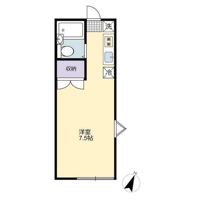 パークハイツ 201号室 間取り