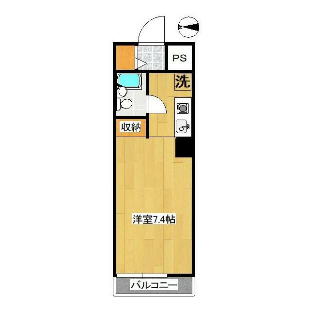 大和市桜森2丁目アパート 304号室 間取り