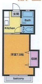 ユーミーパレス 202号室 間取り