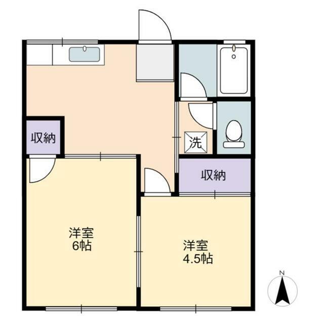コーポ成瀬 105号室 間取り