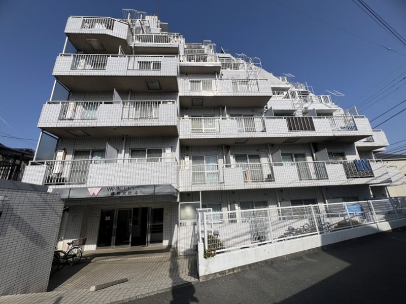 大和市桜森2丁目アパート ベランダ