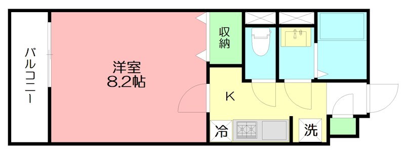 ダンデリオン港南台 0102号室 間取り
