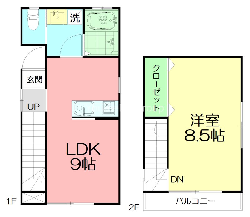 かものみやK  間取り