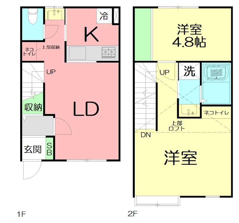 （仮称）本宿町－計画 103号室 間取り