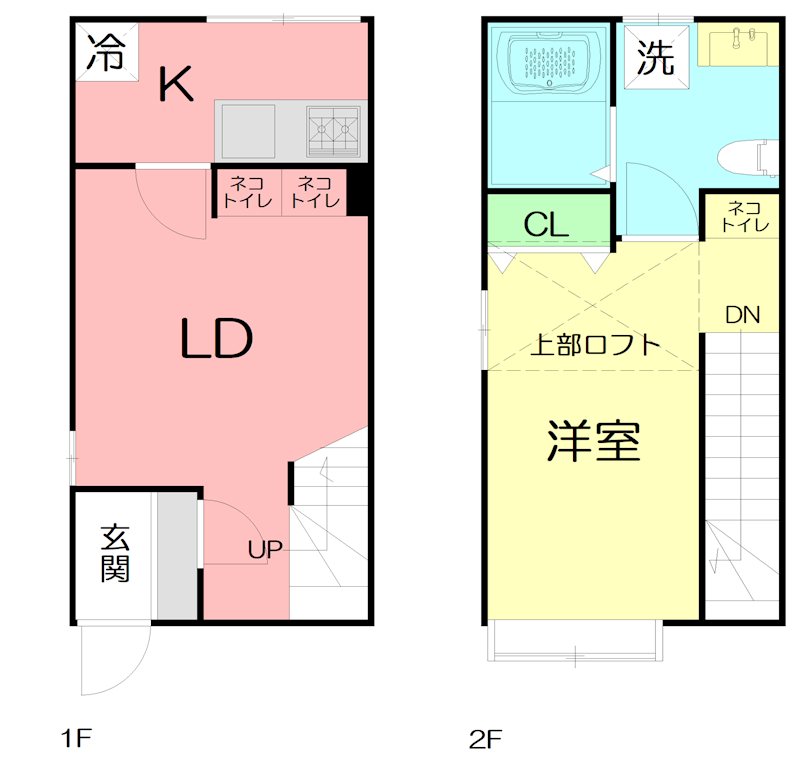 （仮称）本宿町－水島様計画 107号室 間取り