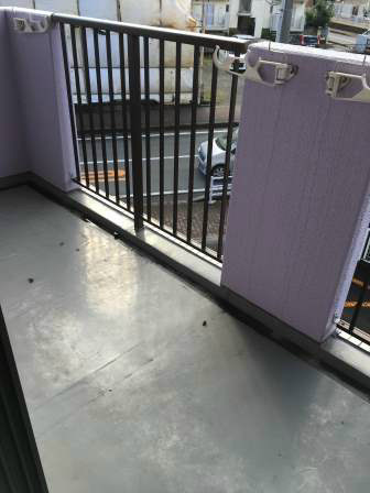 ハイドランジア ベランダ