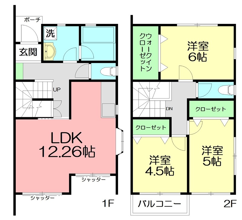 プロミネント湘南 C号室 間取り