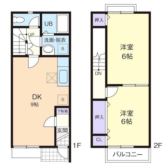 ＨＡＲＢＥＳＴ・ＱＵＡＬＬ 102号室 間取り