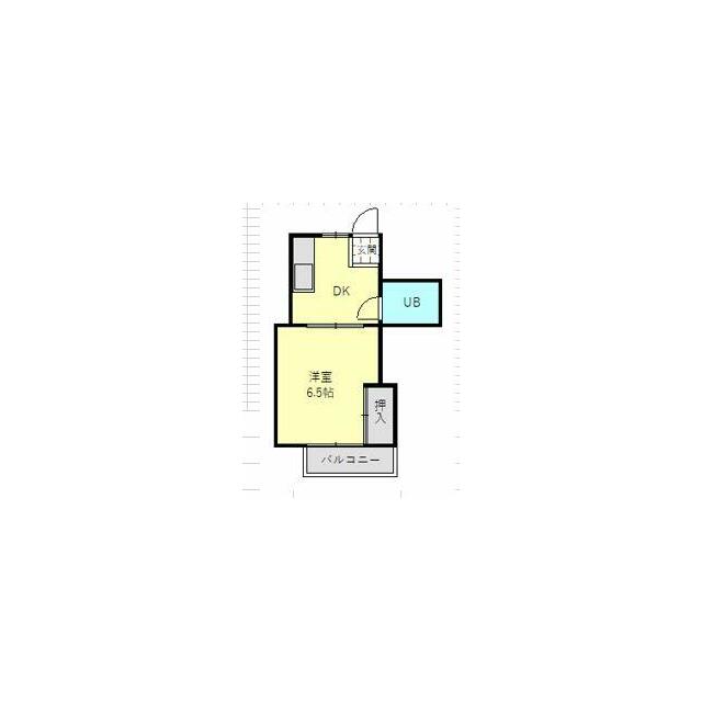 三洋ハイツ H号室 間取り