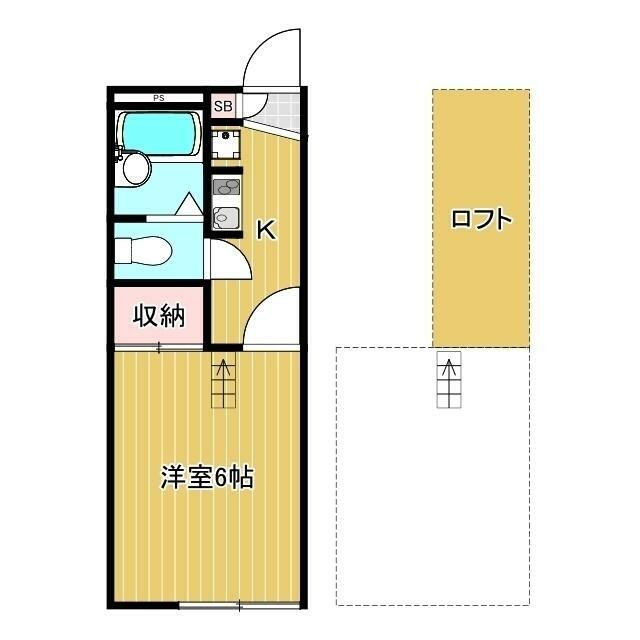 エトワール湘南とつか 105号室 間取り