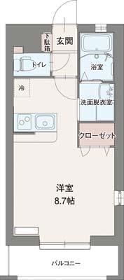 セレッソ十間坂 301号室 間取り