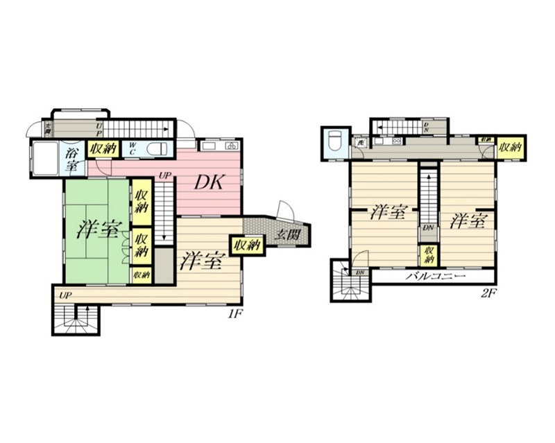 小田原市南町１丁目　貸家 間取り