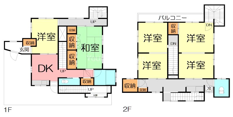 小田原市南町１丁目　貸家 間取り