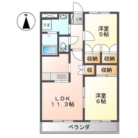 グランディール茅ヶ崎 間取り
