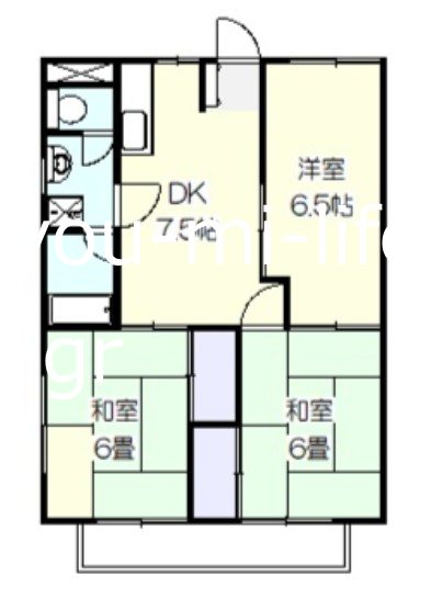 ＭＧコーポ　Ａ棟  303号室 間取り