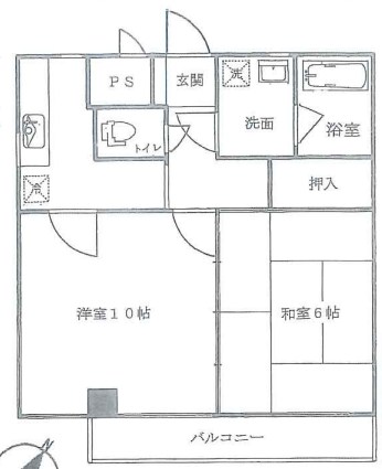 寿屋ビル 403号室 間取り