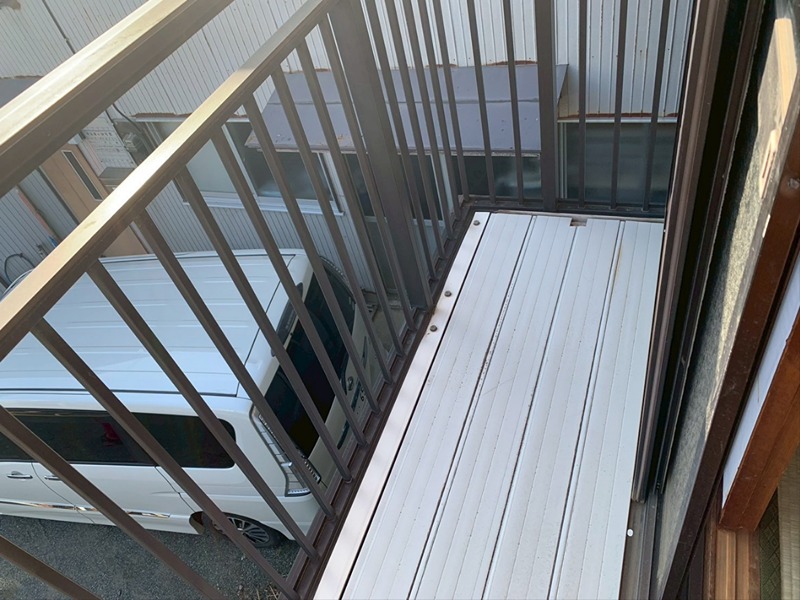 小田原市新屋　貸家 ベランダ