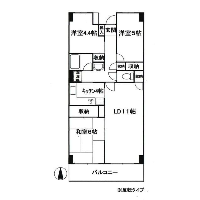 スイホウ壱番館 405号号室 間取り