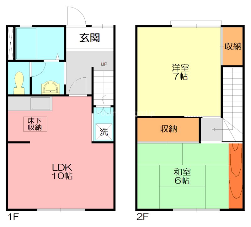 エステート石井 102号室 間取り