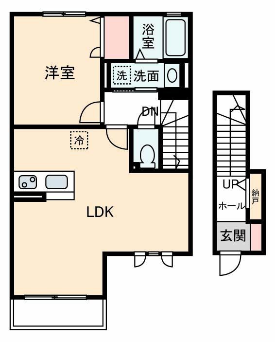 ラグーナヒルズ 2002号室 間取り