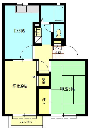 ソフィア石井 201号室 間取り