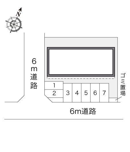 レオパレスのぞみ 駐車場