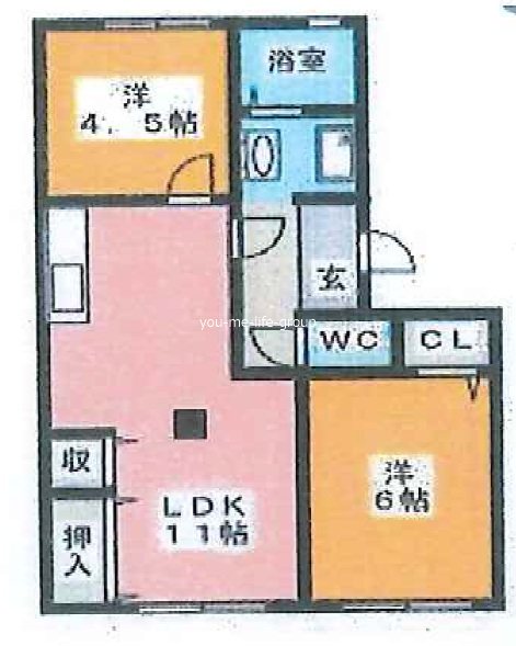 ネオハイツ 205号室 間取り