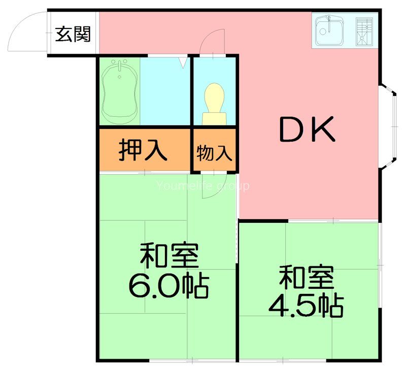 サンレジデンス 205号室 間取り