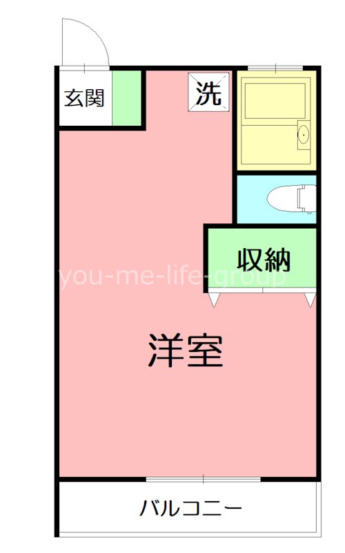 アーバンコーポ  203号室 間取り