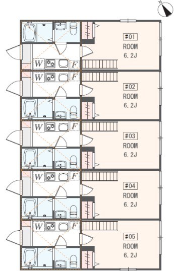 アザーレ・ナッジ東海大学前 101号室 間取り