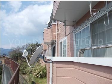 カーサグランビューＡＢ ベランダ