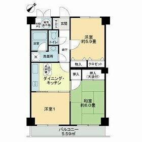 ライオンズマンション戸塚第５ 2F号室 間取り