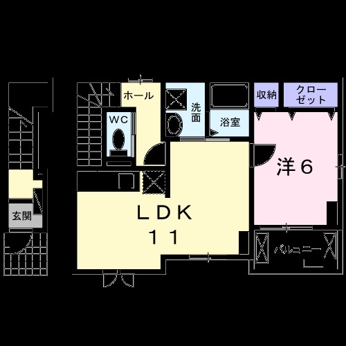 ル　シャルマン　Ｋ 203号室 間取り