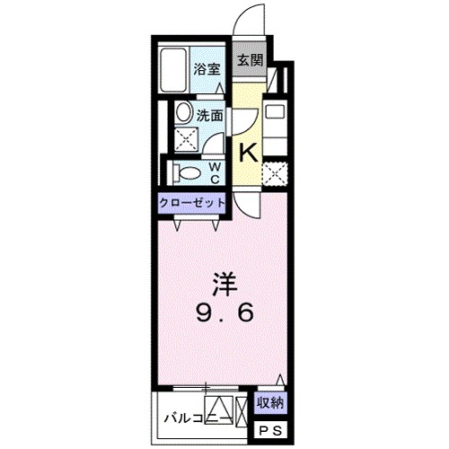 ロアシス 205号室 間取り