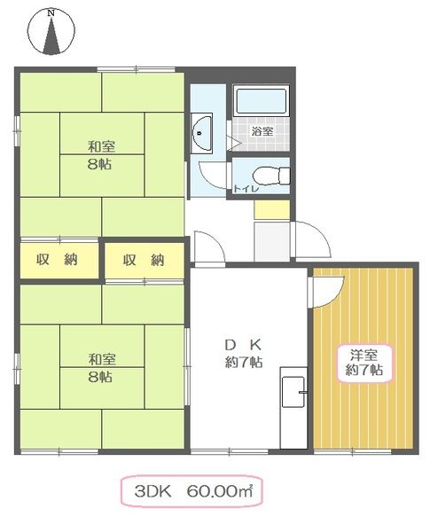 サンベルテ戸塚 E-203号室 間取り