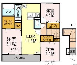 シャルマンいずみ 202号室 間取り