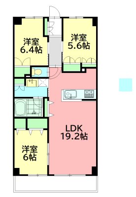 ヴィラエスポワール 104号室 間取り