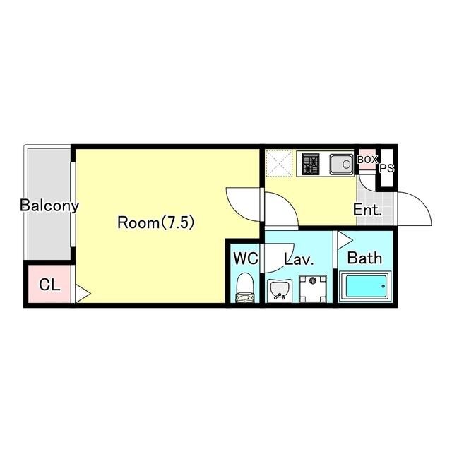 クレア伊勢原 304号室 間取り